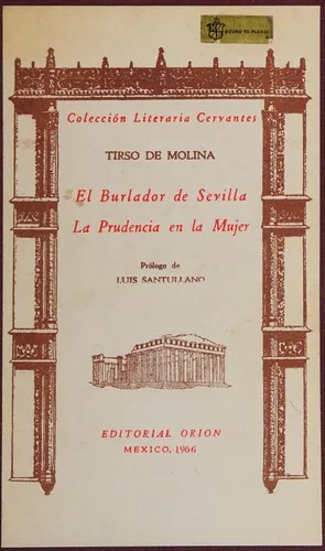 Portada de El burlador de Sevilla