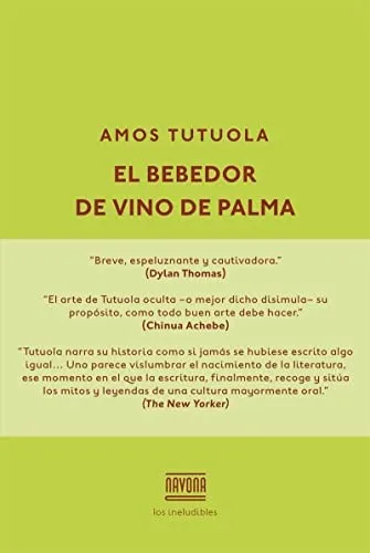 Portada de El bebedor de vino de palma