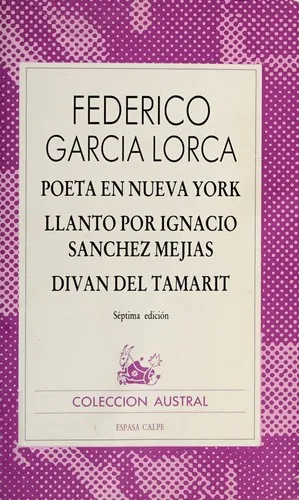 Portada de Llanto por Ignacio Sánchez Mejías y otros poemas
