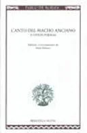 Portada de Canto del macho anciano y otros poemas