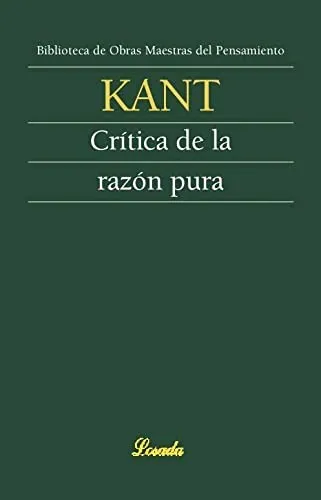 Portada de Crítica de la razón pura
