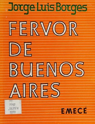 Portada de Fervor de Buenos Aires