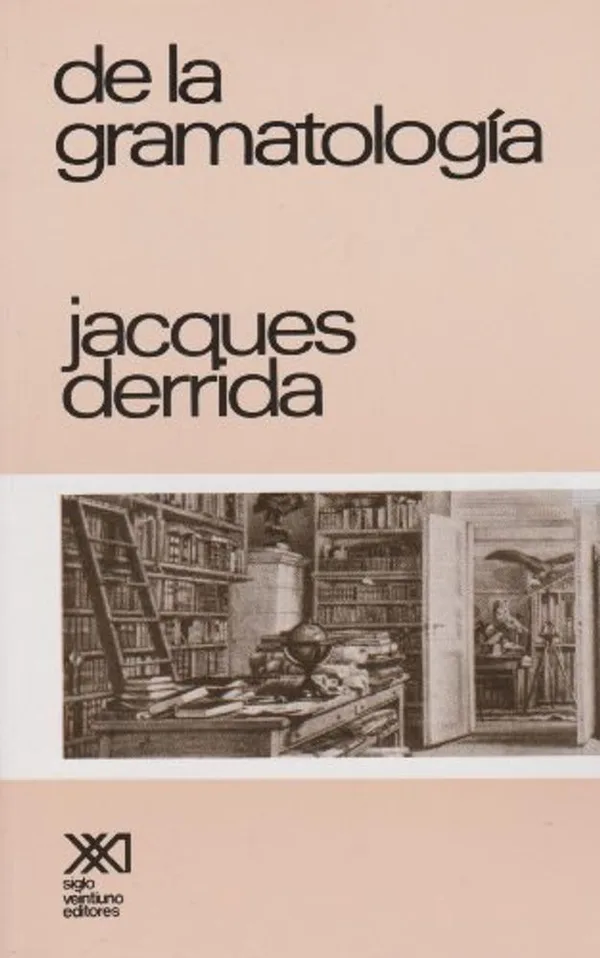 Portada de De la gramatología