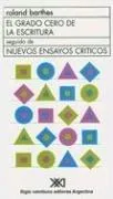 Portada de El grado cero de la escritura