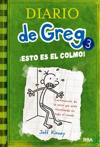 Portada de Diario de Greg 3: ¡Esto es el colmo!