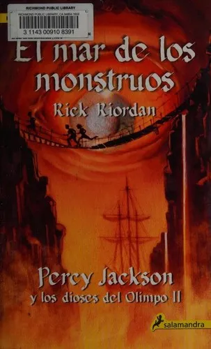 Portada de Percy Jackson 2: El mar de los monstruos