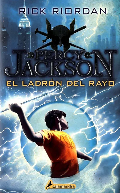 Portada de Percy Jackson 1: El ladrón del rayo (novela gráfica)